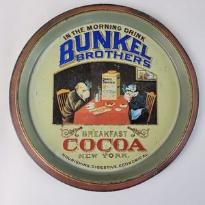 Vintage Bunkel Brothers Hot Cocoa Tray